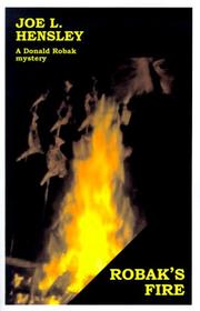 Cover of Robak's Fire (Donald Robak Mysteries)