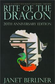 Cover of: Rite of the Dragon (Alan Rodgers Books) by Janet Berliner