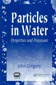 Cover of: Particles in Water: Properties and Processes