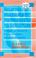 Cover of: Relating Materials Properties to Structure with MATPROP Software