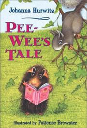 Cover of: PeeWee's Tale by J. Hurwitz, P Brewster