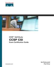 Cover of: CCSP CSI Exam Certification Guide (CCSP Self-Study, 642-541) (Ccsp Self-Study)