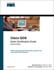 Cover of: Cisco QOS Exam Certification Guide (IP Telephony Self-Study) (2nd Edition) (Exam Certification Guide)