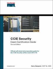 Cover of: CCIE Security Exam Certification Guide (CCIE Self-Study)