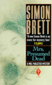 Mrs, presumed dead by Simon Brett