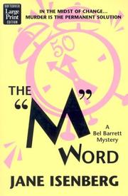 Cover of: The "M" Word (Bel Barrett Mysteries) by Jane Isenberg