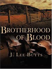 Cover of: Brotherhood of blood by J. Lee Butts