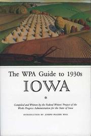 Cover of: The WPA Guide to 1930s Iowa