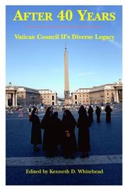 Cover of: After Forty Years: Vatican Council II's Diverse Legacy