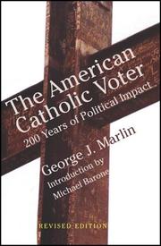 Cover of: American Catholic Voter: Two Hundred Years Of Political Impact