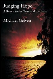 Cover of: Judging hope by Michael Gelven