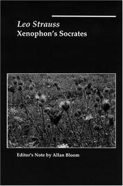 Cover of: Xenophon's Socrates by Leo Strauss