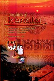 Cover of: Daughters of Kerala by translated from the Malayalam by Achamma C. Chandersekaran ; introduction by R.E. Asher.