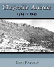 Cover of: Chrysotile Arizona 1914 to 1945