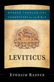 Cover of: Leviticus (Brazos Theological Commentary on the Bible)