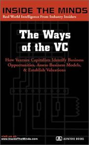 Cover of: The Ways of the VC (Inside the Minds) by Inside the Minds