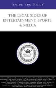 Cover of: The Legal Side Of Entertainment, Sports, And Media (Inside the Minds)