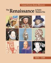 Cover of: The Renaissance & Early Modern Era 1454-1600 (Great Lives from History) by 