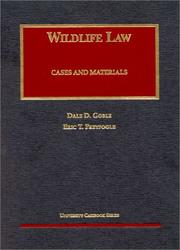 Cover of: Wildlife law | Dale Goble