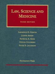 Cover of: Law, science, and medicine
