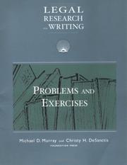 Cover of: Legal research and writing