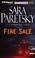 Cover of: Fire Sale - V. I. Warshawski