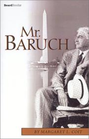 Cover of: Mr. Baruch by Margaret L. Coit