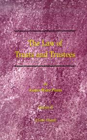 Cover of: A Treatise on the Law of Trusts and Trustees, Vol. 2 (Law Classics)