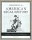 Cover of: Readings in American Legal History