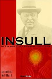 Cover of: Insull by Forrest McDonald