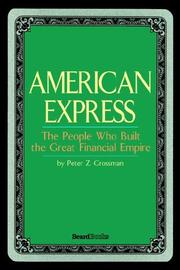 Cover of: American Express by Peter Z. Grossman