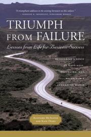 Front cover of Triumph from Failure by Alistair McAlpine