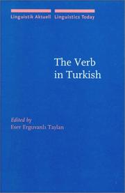 Cover of: The verb in Turkish by edited by Eser Erguvanlı Taylan.