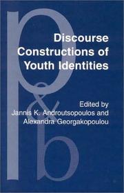 Cover of: Discourse constructions of youth identities