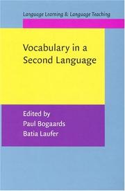 Cover of: Vocabulary In A Second Language by 