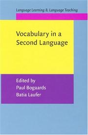 Cover of: Vocabulary In A Second Language: Selection, Acquisition, And Testing (Language Learning & Language Teaching)