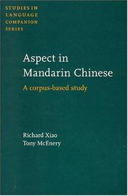 Cover of: Aspect In Mandarin Chinese: A Corpus-based Study (Studies in Language Companion Series)
