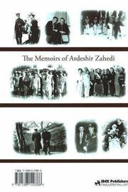 Cover of: The Memoirs of Ardeshir Zahedi: From Childhood to the End of My Father's Premiership