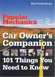 Popular mechanics car owner's companion by Bob Freudenberger