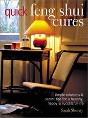 Cover of: Quick Feng Shui Cures | Sarah Shurety