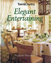 Cover of: Town & Country Elegant Entertaining (Town & Country)