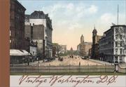 Cover of: Vintage Washington D.C. by Hill Street Press