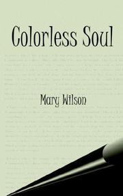 Cover of: Colorless Soul | Mary Wilson