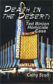 Cover of: Death in the Desert by Cathy Scott
