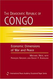 Cover of: The Democratic Republic of Congo: Economic Dimensions of War and Peace (International Peace Academy Occasional Paper)