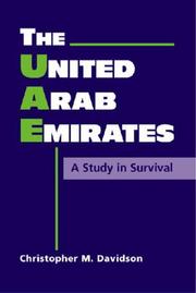 Cover of: The United Arab Emirates: A Study In Survival (Middle East in the International System)