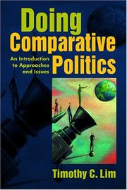 Cover of: Doing Comparative Politics | Timothy C. Lim