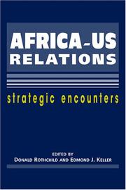 Cover of: Africa-US Relations by 