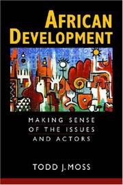 Cover of: African Development: Making Sense of the Issues and Actors