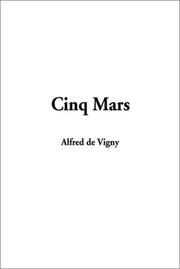 Cover of: Cinq Mars by Alfred de Vigny